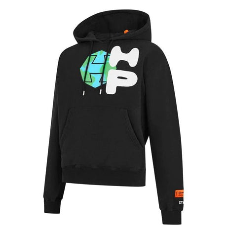 Heron Preston Sray Globe OTH Hoodie Black - momknowsjack - Outlet Sale Under Retail